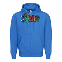 True Royal Western Howdy Gemstone Cowboy Hat Zipper Hoodie - HowdyJamesFarm