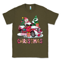 Army Green pink merry christmas Classic Tee - MaliasSmallBusiness