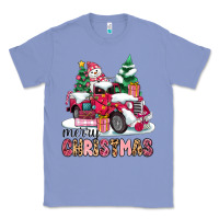 Colony Blue pink merry christmas Classic Tee - MaliasSmallBusiness