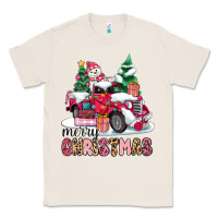 Natural pink merry christmas Classic Tee - MaliasSmallBusiness