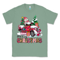 Sage pink merry christmas Classic Tee - MaliasSmallBusiness