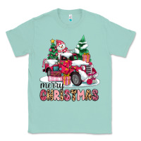 Seafoam pink merry christmas Classic Tee - MaliasSmallBusiness