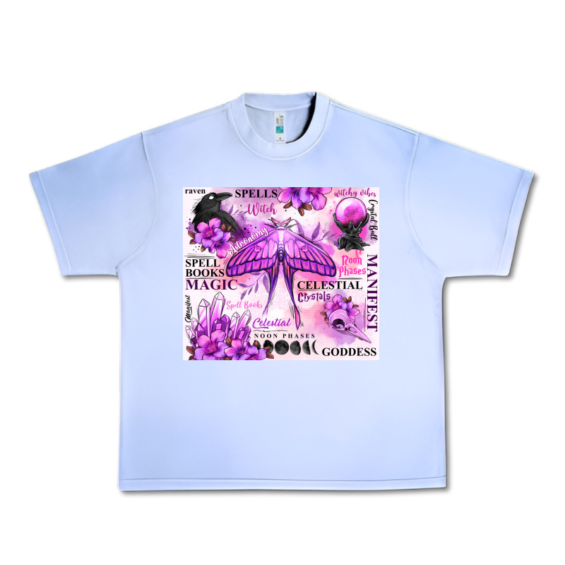 Witchy Celestial Witch Urban Heavy Tee by MaliasSmallBusiness | Teevron