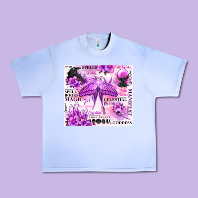 Witchy Celestial Witch Urban Heavy Tee Designed By Maliassmallbusiness