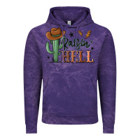 Cloud Purple raisin hell cowboy cactus Vintage Hoodie - MaliasSmallBusiness