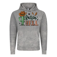 Cloud Rock raisin hell cowboy cactus Vintage Hoodie - MaliasSmallBusiness