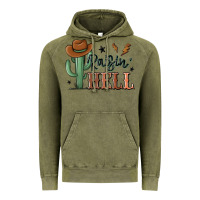 Vintage Olive raisin hell cowboy cactus Vintage Hoodie - MaliasSmallBusiness