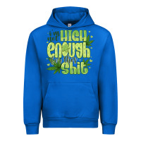 Cobalt i'm not high enough for Urban Hoodie - CowhideDigitalArt