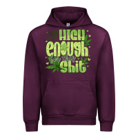 Mauve Wine i'm not high enough for Urban Hoodie - CowhideDigitalArt