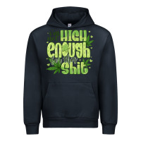 Navy i'm not high enough for Urban Hoodie - CowhideDigitalArt