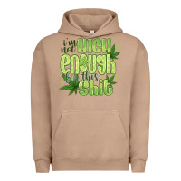 Pigment Burro i'm not high enough for Urban Hoodie - CowhideDigitalArt