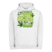 Pigment Lunar Rock i'm not high enough for Urban Hoodie - CowhideDigitalArt
