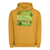 Pigment Peanut Butter i'm not high enough for Urban Hoodie - CowhideDigitalArt