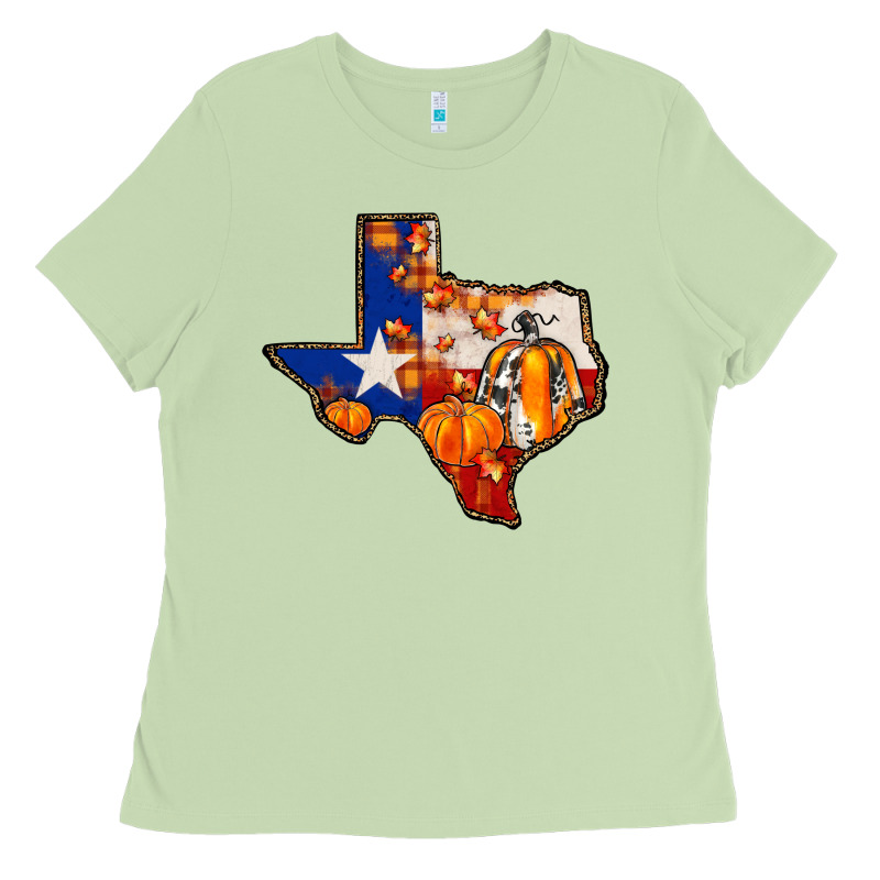 Texas Map Fall Ladies Tee by JahusDesignShop | Teevron