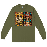 Army Green fuck Long Sleeve Tee - LillyAllenDesigns