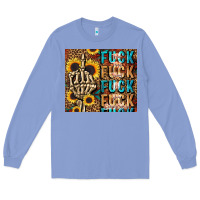 Colony Blue fuck Long Sleeve Tee - LillyAllenDesigns