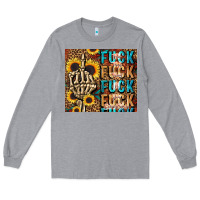 Heather Grey fuck Long Sleeve Tee - LillyAllenDesigns