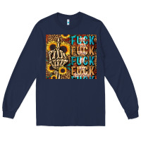 Navy fuck Long Sleeve Tee - LillyAllenDesigns