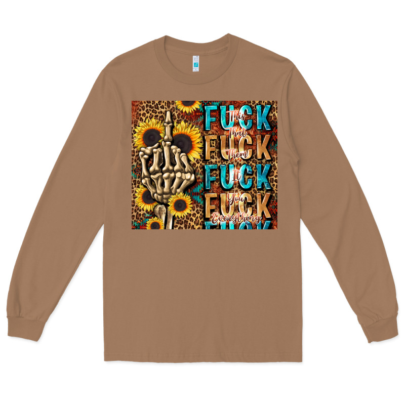 Fuck Long Sleeve Tee by LillyAllenDesigns | Teevron