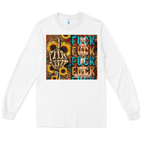 White fuck Long Sleeve Tee - LillyAllenDesigns