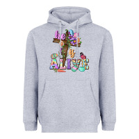 Heather Grey He is alive Easter Day Heavyweight Hoodie - CowGirlArtShop