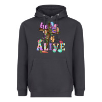 Smoke He is alive Easter Day Heavyweight Hoodie - CowGirlArtShop
