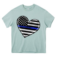 Arona american thin blue line flag Heavy Core Tee - Artiststas