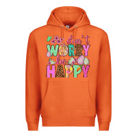 Carrot Don't worry be happy Easter Day Premium Hoodie - HowdyJamesFarm