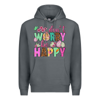 Rock Don't worry be happy Easter Day Premium Hoodie - HowdyJamesFarm