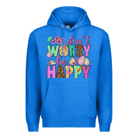 True Royal Don't worry be happy Easter Day Premium Hoodie - HowdyJamesFarm