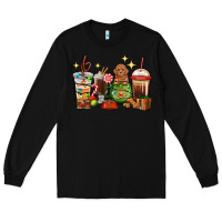 Black Christmas coffee cups with Poodle Long Sleeve Tee - RanaPortraitStore