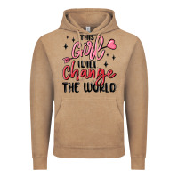 Vintage Coffee this girl will change the world Vintage Hoodie - MaliasSmallBusiness