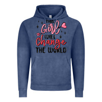 Vintage Denim this girl will change the world Vintage Hoodie - MaliasSmallBusiness