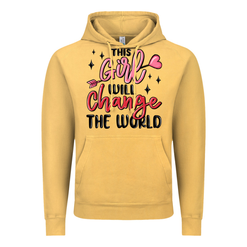 This Girl Will Change The World Vintage Hoodie by MaliasSmallBusiness | Teevron