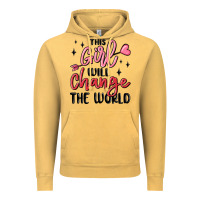 Vintage Mustard this girl will change the world Vintage Hoodie - MaliasSmallBusiness
