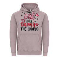 Vintage Zinc this girl will change the world Vintage Hoodie - MaliasSmallBusiness