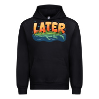 Black Later Urban Hoodie - CowhideDigitalArt