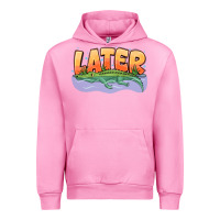 Fuchsia Pink Later Urban Hoodie - CowhideDigitalArt