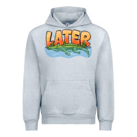 Heather Grey Later Urban Hoodie - CowhideDigitalArt