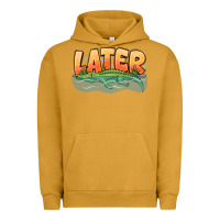 Pigment Peanut Butter Later Urban Hoodie - CowhideDigitalArt