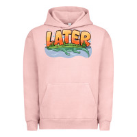 Pigment Salmon Later Urban Hoodie - CowhideDigitalArt