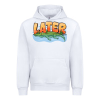 White Later Urban Hoodie - CowhideDigitalArt