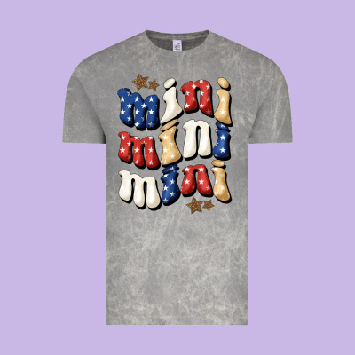 American Mini Vintage Tee Designed By Nancycooperartshop