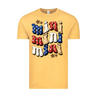 Vintage Mustard American mini Vintage Tee - NancyCooperArtShop