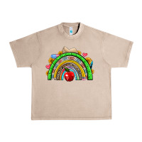 French Oak school rainbow Urban Heavy Tee - NancyCooperArtShop