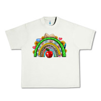 Pistachio school rainbow Urban Heavy Tee - NancyCooperArtShop