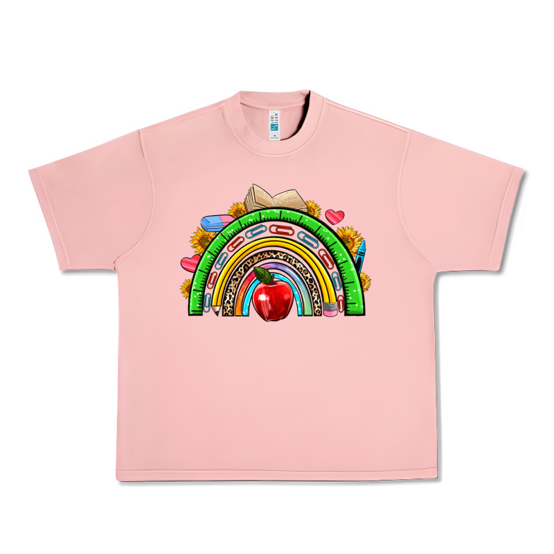 School Rainbow Urban Heavy Tee by NancyCooperArtShop | Teevron