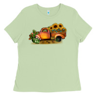 Matcha sunflower truck Ladies Tee - JahusDesignShop