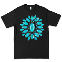 Black turqoise gemstone Premium Tee - AdoDesignShop