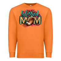 Carrot blessed american football mom lightbulb letters Premium Sweatshirt - OliviaCreatesArt